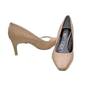 Calvin Klein Women's Callia Pump Nude  6.5